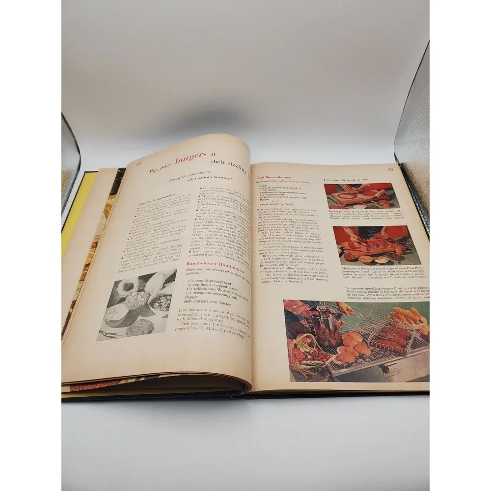 Vintage Better Homes & Gardens Barbecue Book Hardcover (1956) - Retro Cookbook
